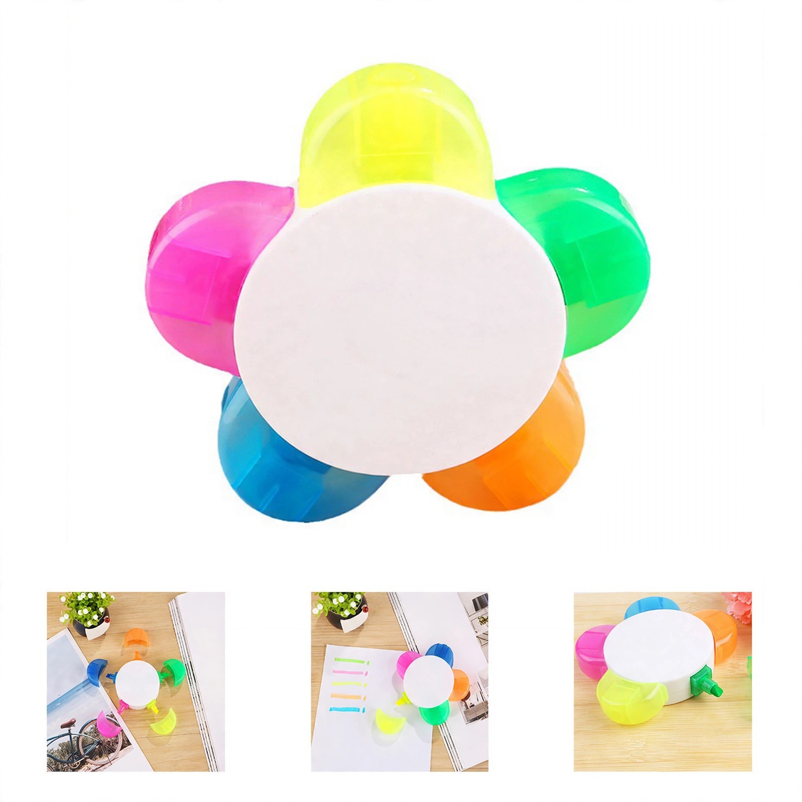Mini 5-Color Flower Highlighter