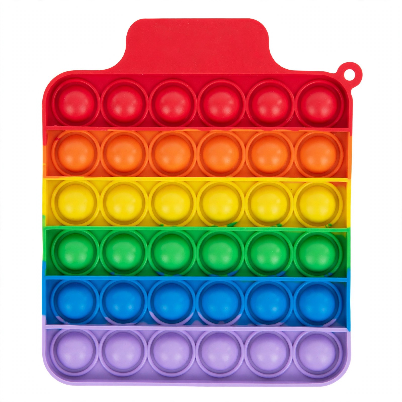 Square Push Pop Bubble Stress Reliever Game
