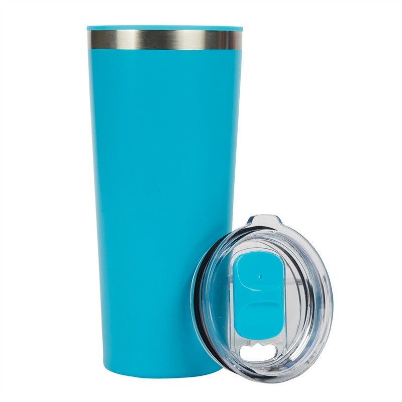 Recycled Plastic Travel Tumbler With Steel Liner