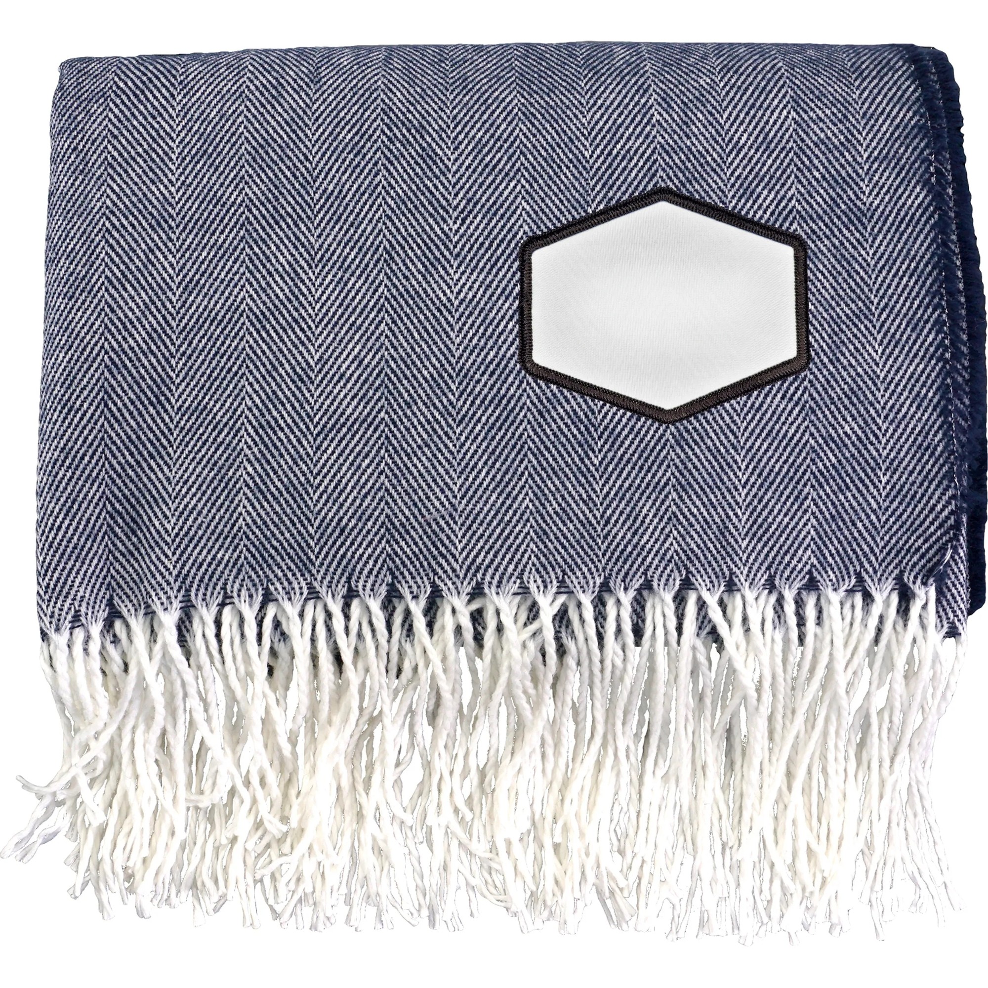 Woven Herringbone Throw Blanket