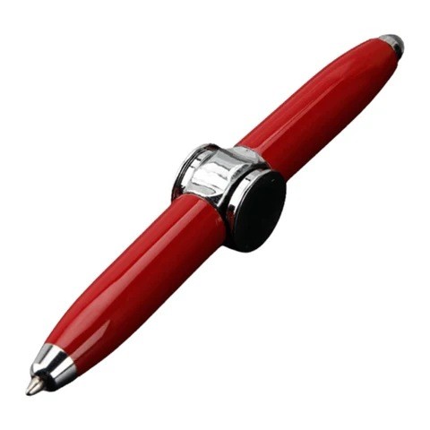 Soft-Touch Metal Compass Fidget Stylus Pen