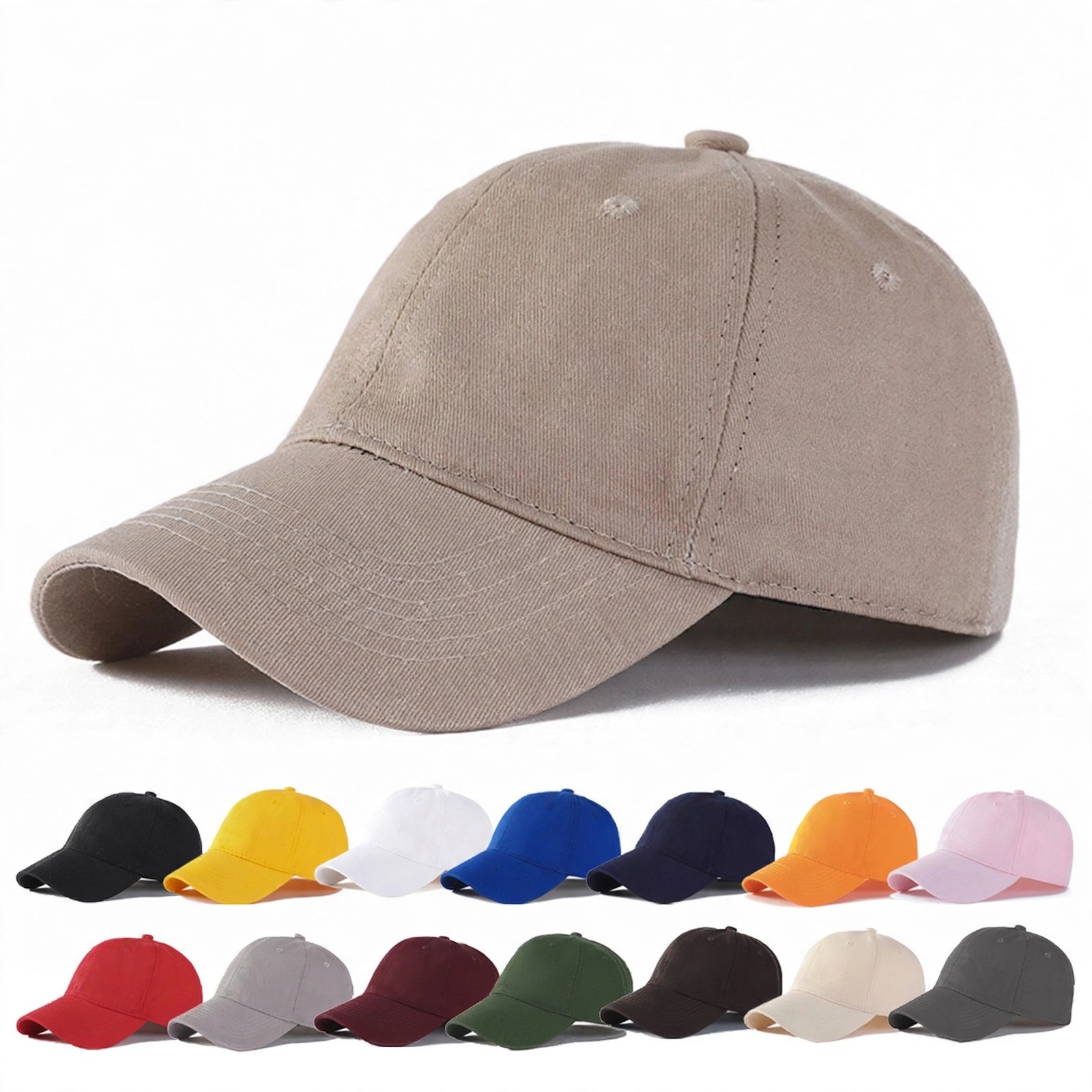 Brushed Cotton Twill 6-Panel Cap