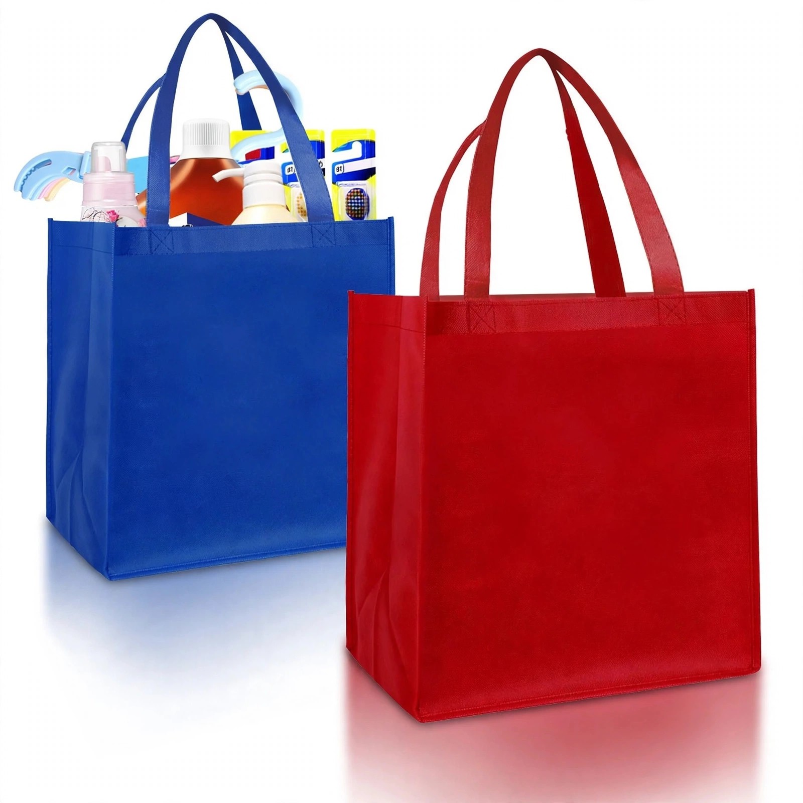 15" x 13" Non-Woven Grocery Tote Bag