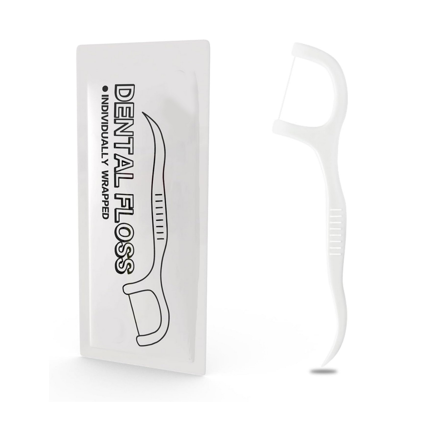 Individually Wrapped Flat Nylon Dental Flossers