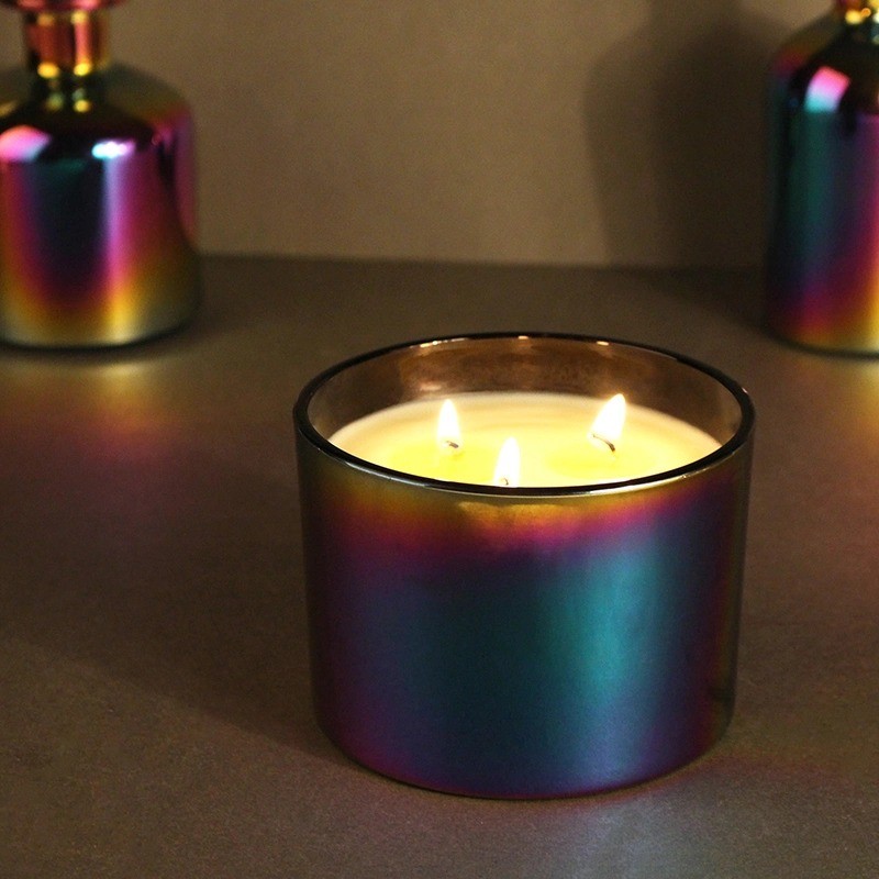 3-Wick Scented Candle in Glass Jar