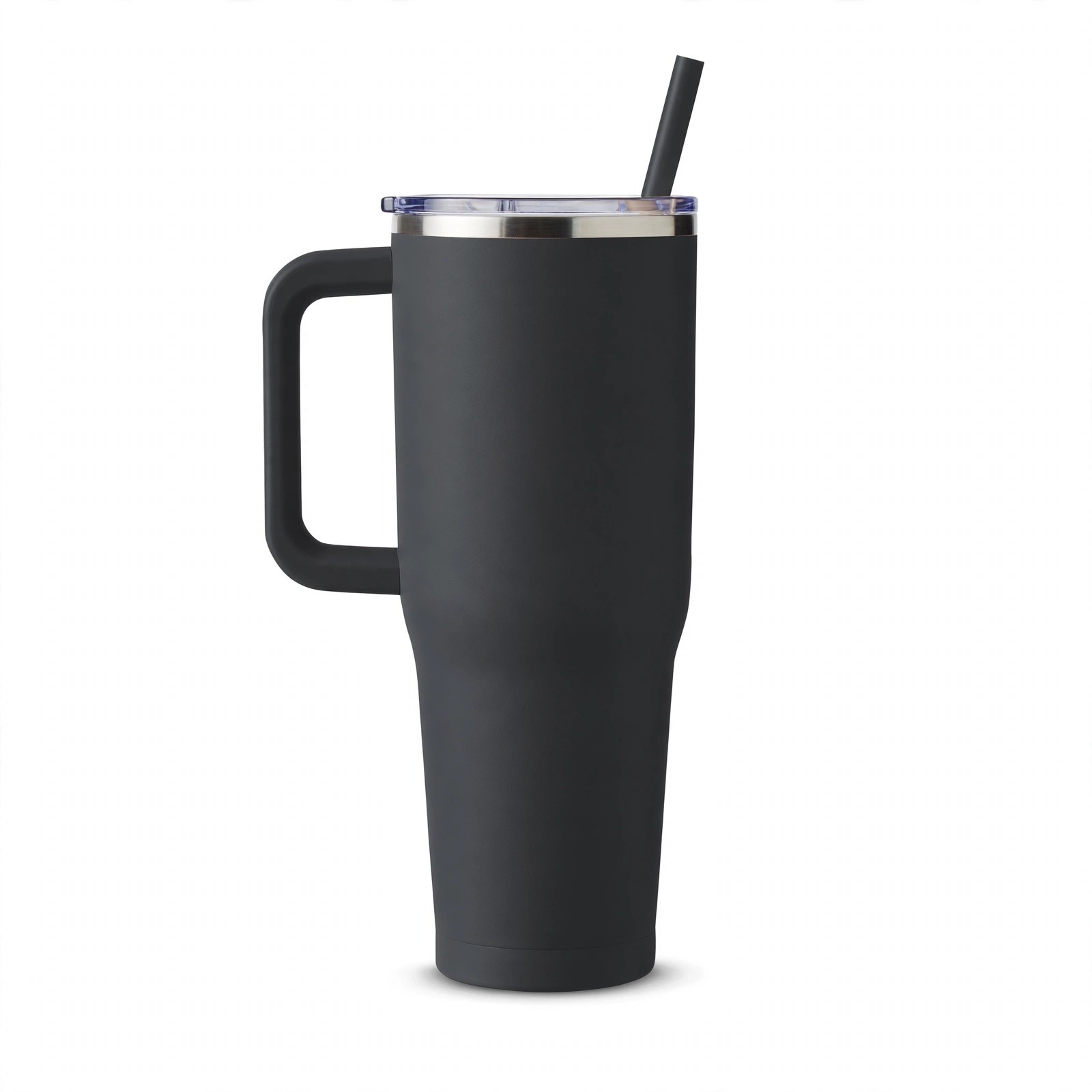 40 Oz. Plastic-Lined Stainless Steel Travel Mug