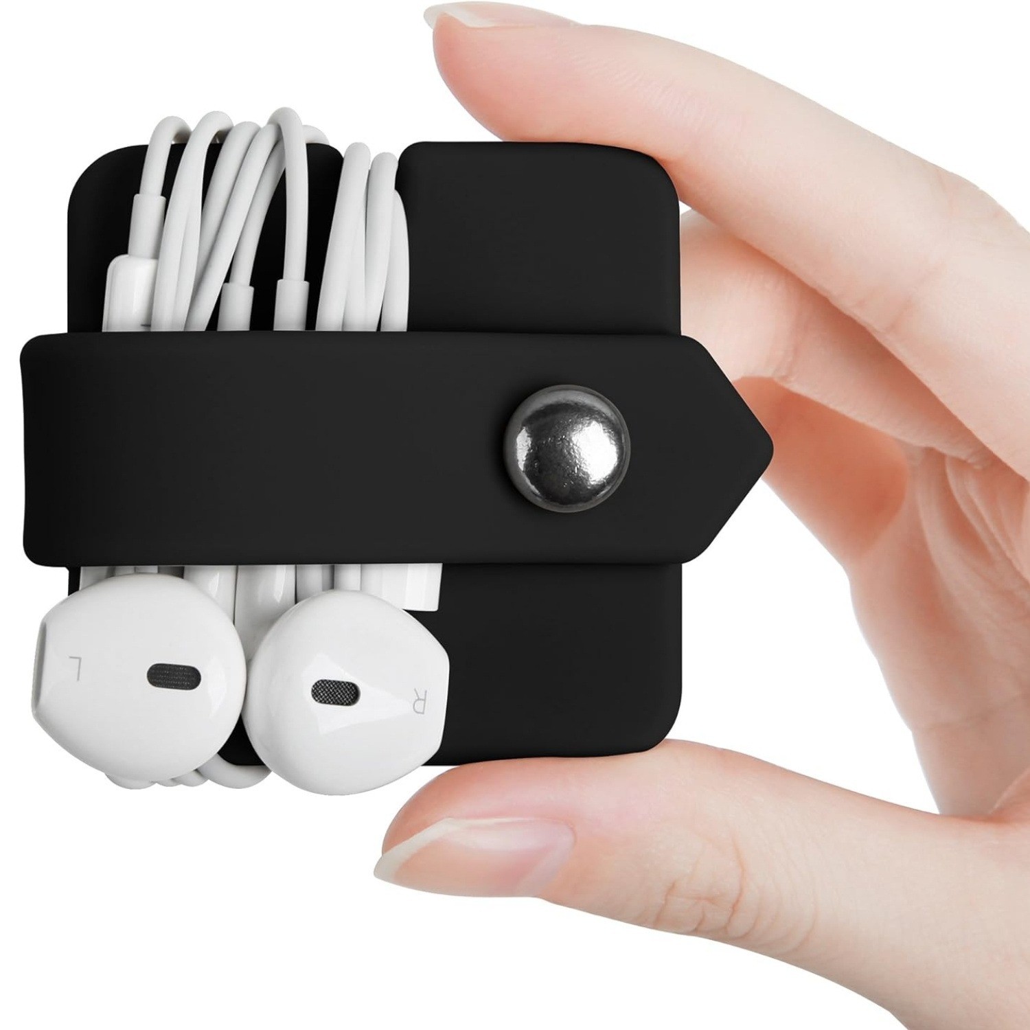 Silicone Cord Organizer for Cables and Earbuds