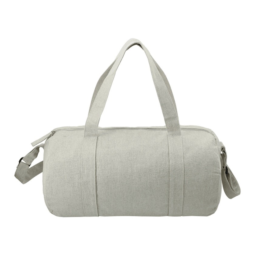 Recycled Cotton Canvas Barrel Duffel Bag