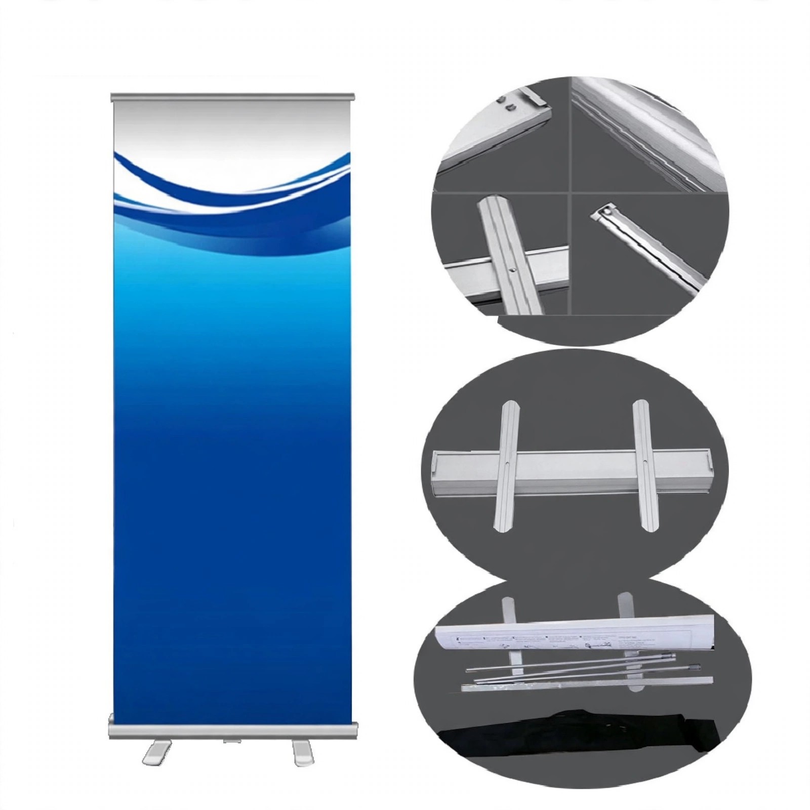 34" Retractable Banner Stand With Carrying Case