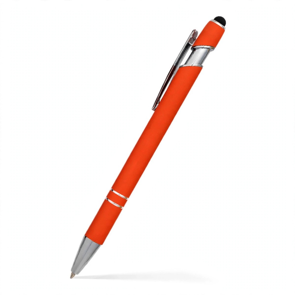 Soft-Touch Metal Click Stylus Pen