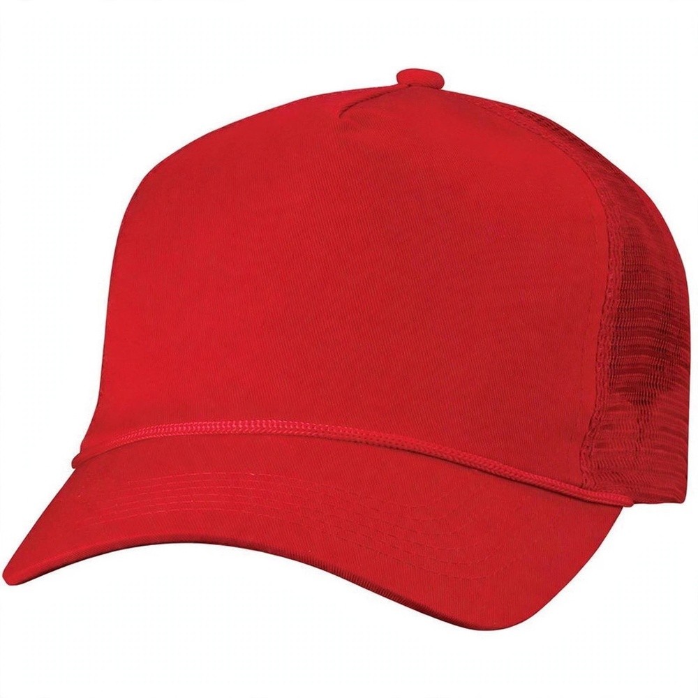 Five-Panel Mesh Back Trucker Cap