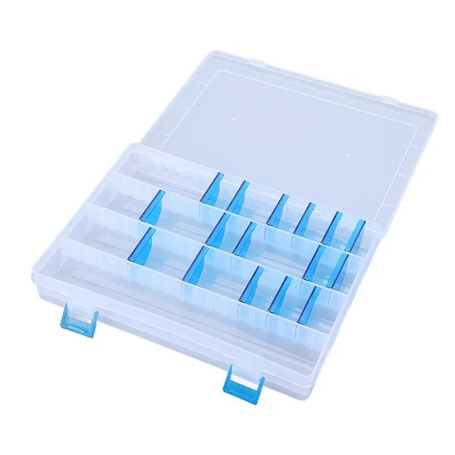 Clear Plastic Tackle Box With Dividers