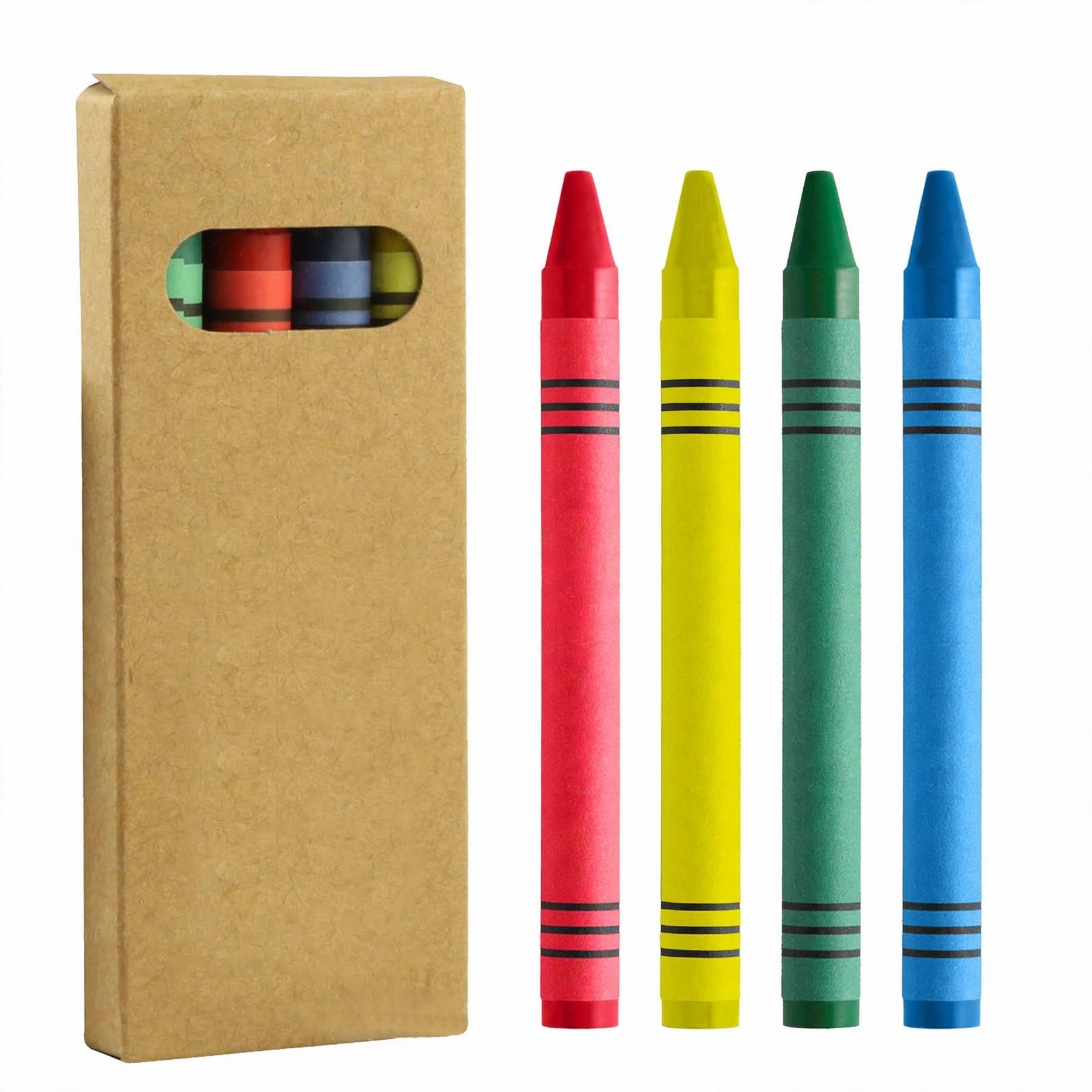 Box of 4 Non-Toxic Crayons