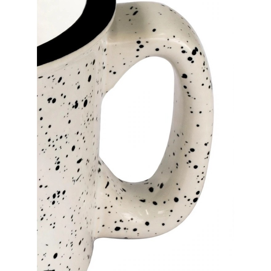 14 Oz. Tall Speckled Ceramic Campfire Mug