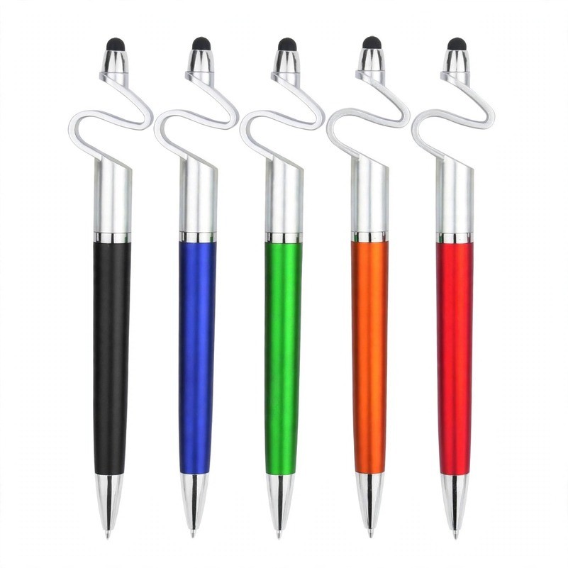 Metallic Wavy Neck Stylus Pen