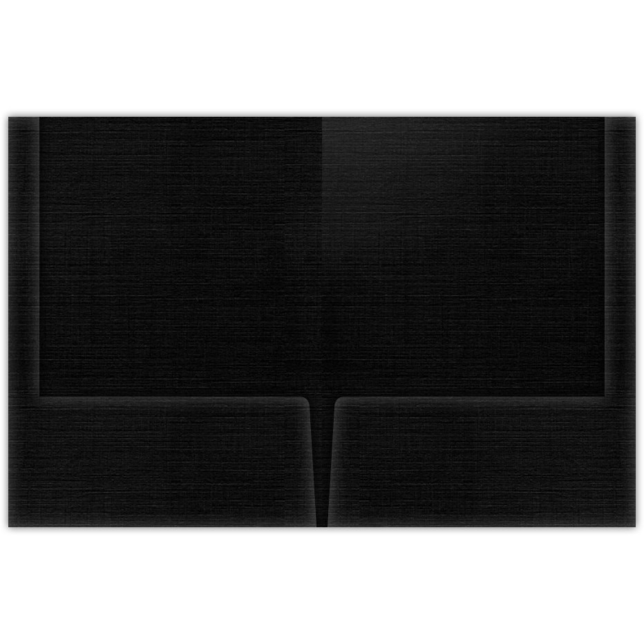 Linen-Texture Presentation Folder