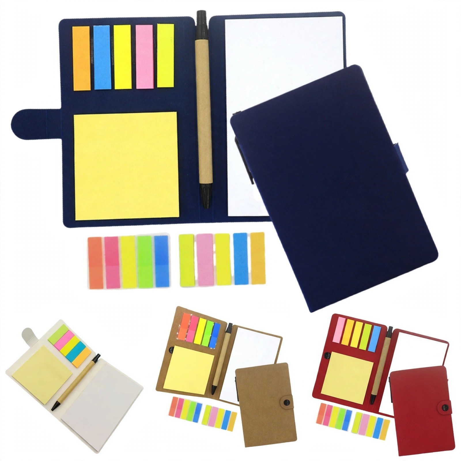 Soft-Touch Note Organizer and Pen Set