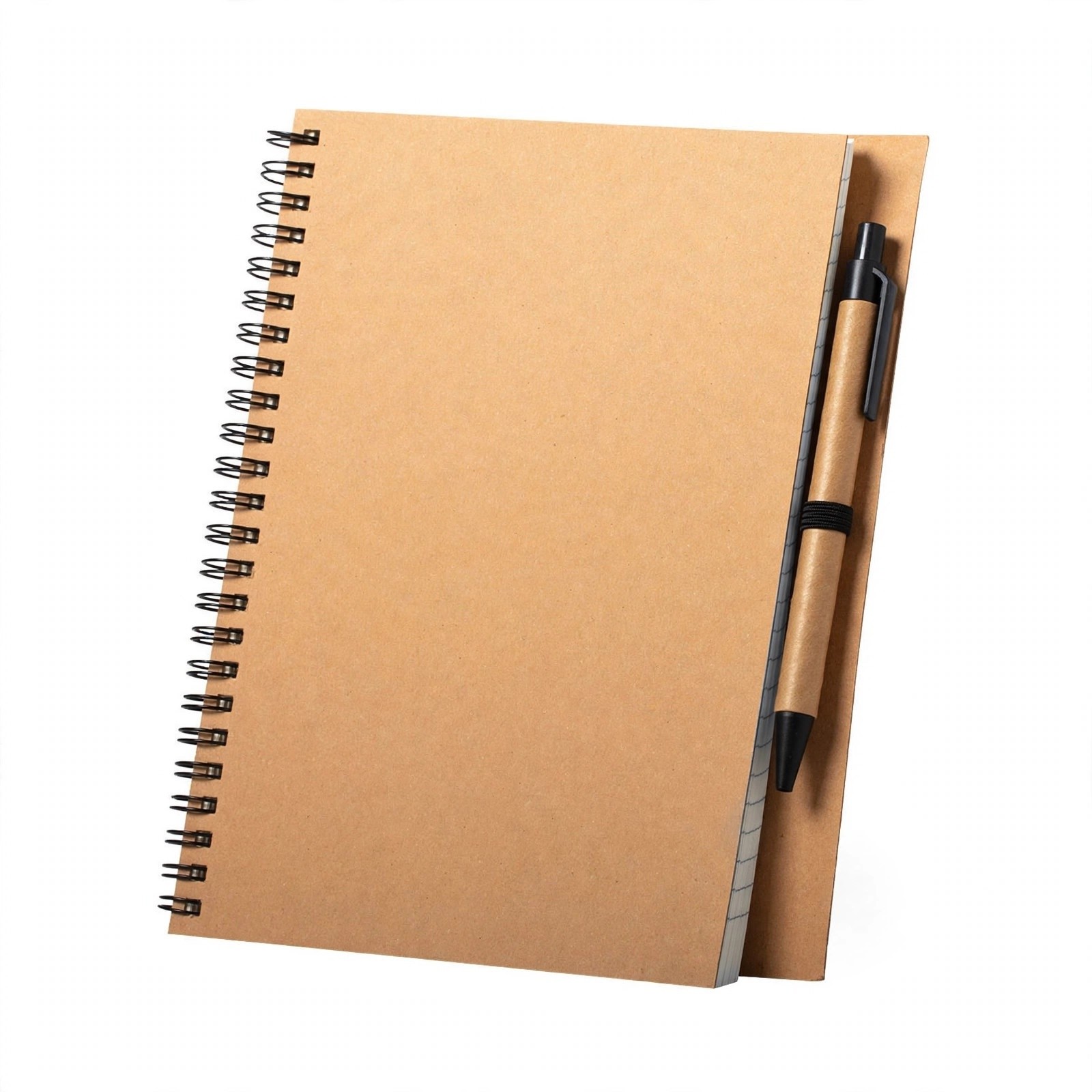 Recycled Cardboard Notebook With Pen