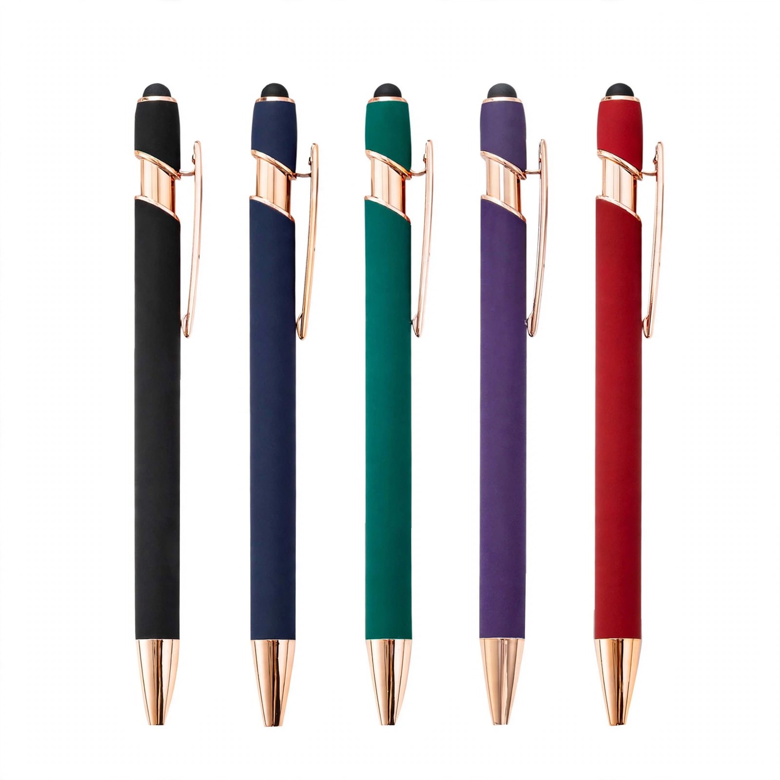 Soft-Touch Comfort Grip Stylus Gel Pen