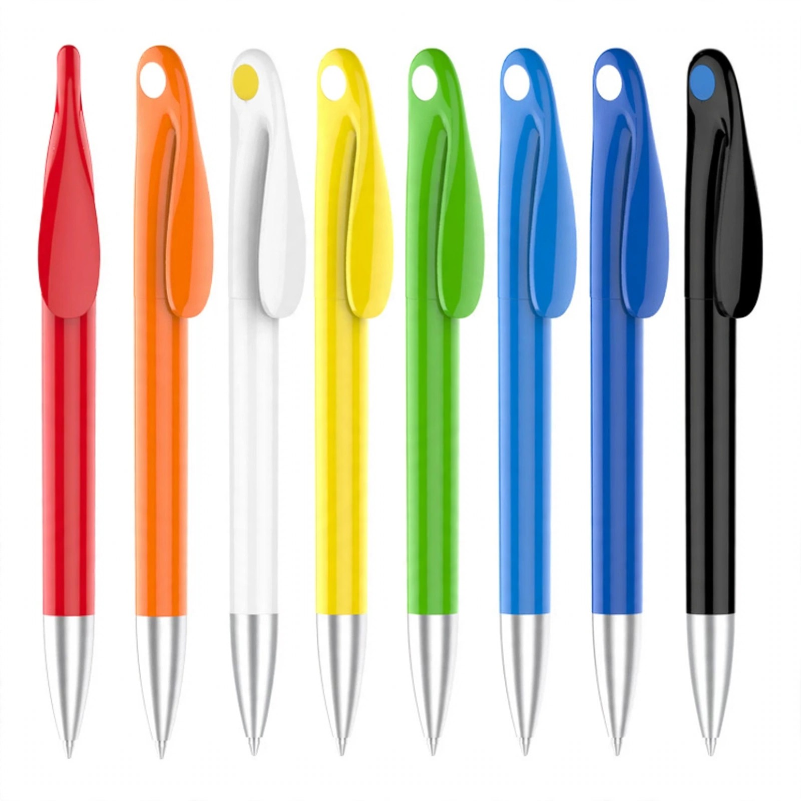 Bright-Colored Plastic Pen - Lime Green