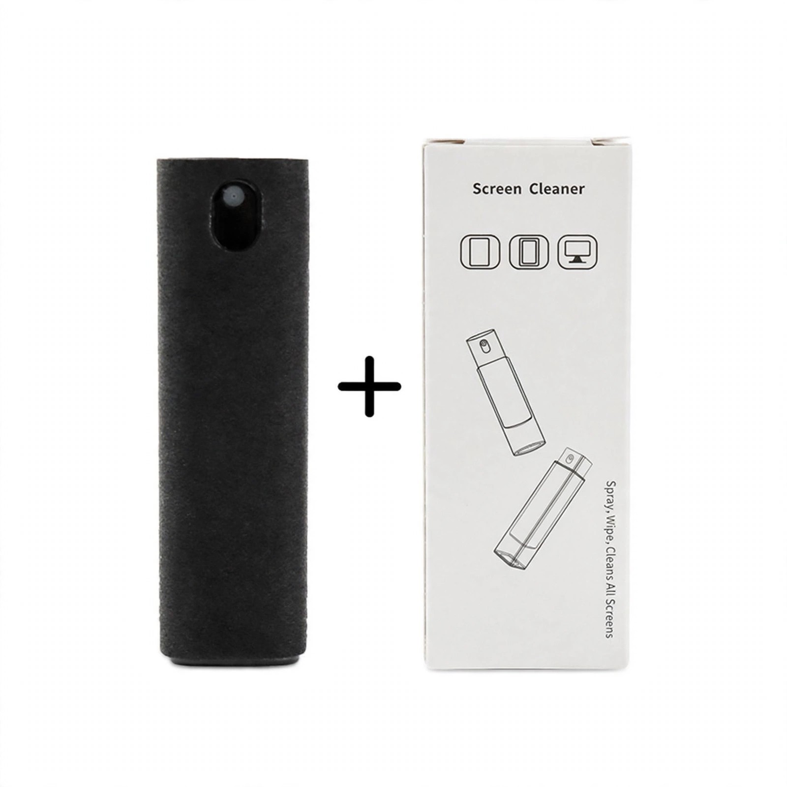 2-in-1 Screen Cleaner Spray and Wipe