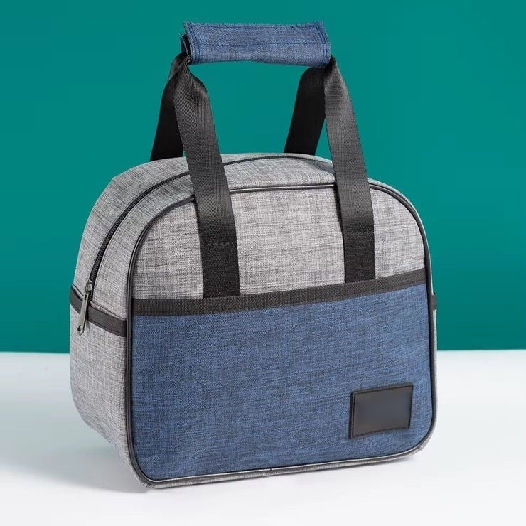 Two-Tone Insulated Lunch Cooler Bag