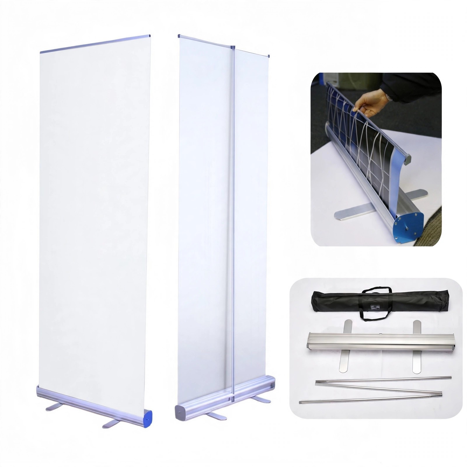 33.5" Retractable Banner Stand With Carry Case