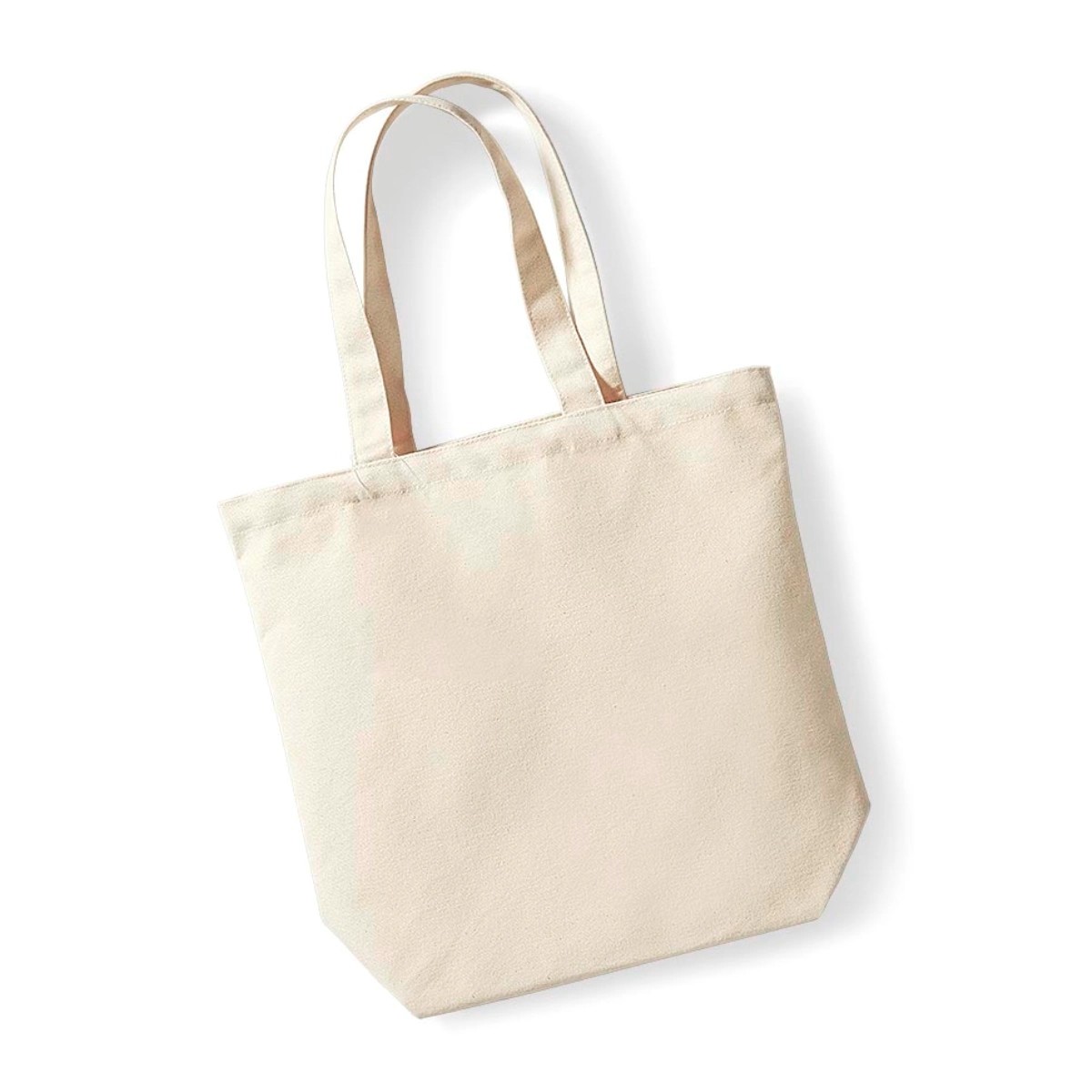 5 Oz. Cotton Canvas Shopper Tote Bag