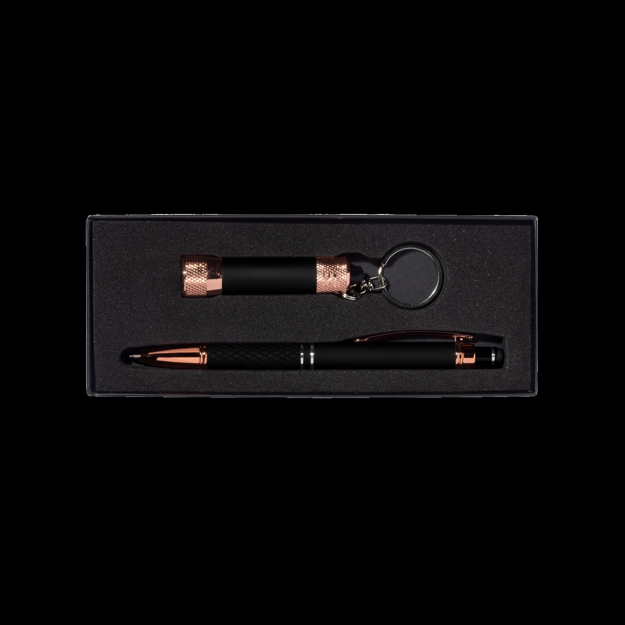 Metal Pen and Flashlight Gift Set in Thank You Box