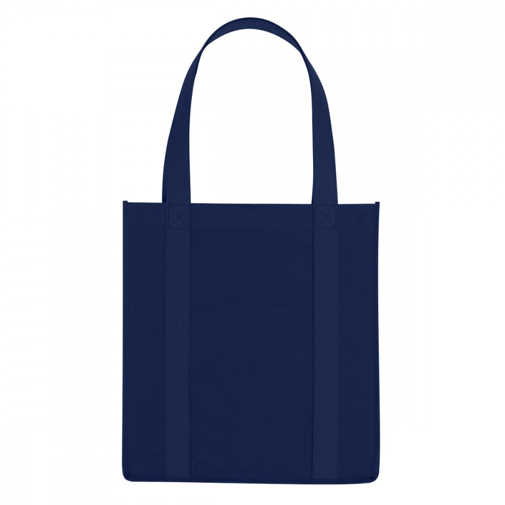 Non-Woven Square-Bottom Grocery Tote Bag