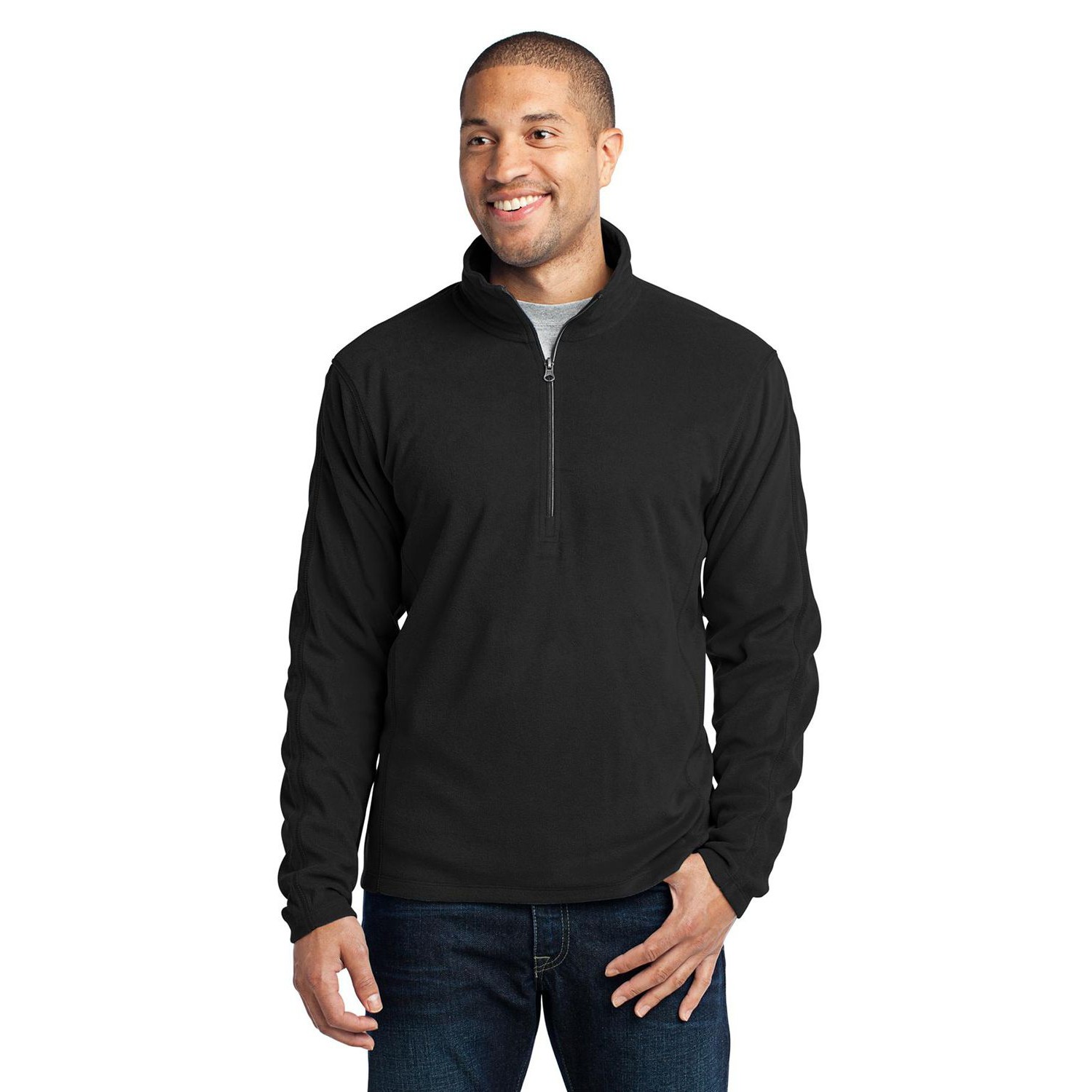 Men's Organic Cotton Blend Microfleece Pullover