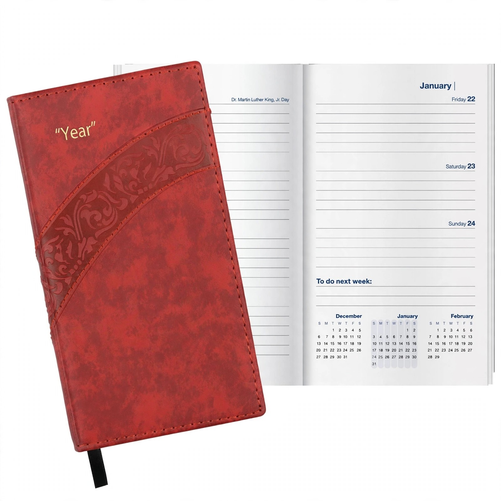 Weekly Pocket Planner Calendar