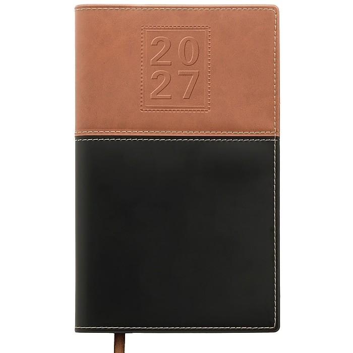2027 Manager Date Log Calendar With Stitched Cover