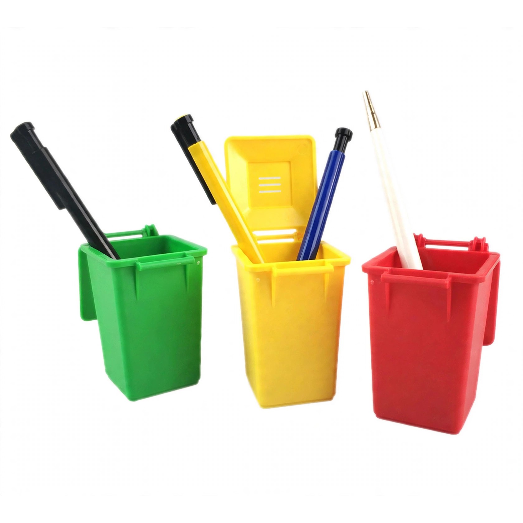 Mini Trash Can Pen Holder