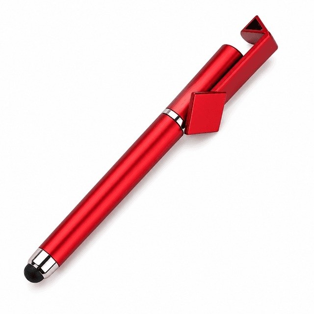 Stylus Ballpoint Pen With Phone Stand Clip