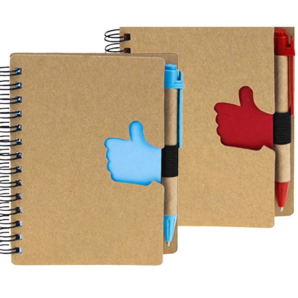Recycled Spiral Notebook With Pen