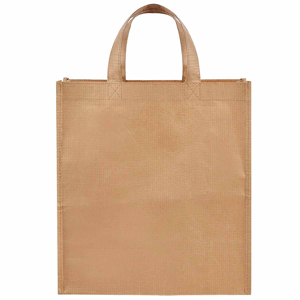 Stitched Handle Paper Tote Bag