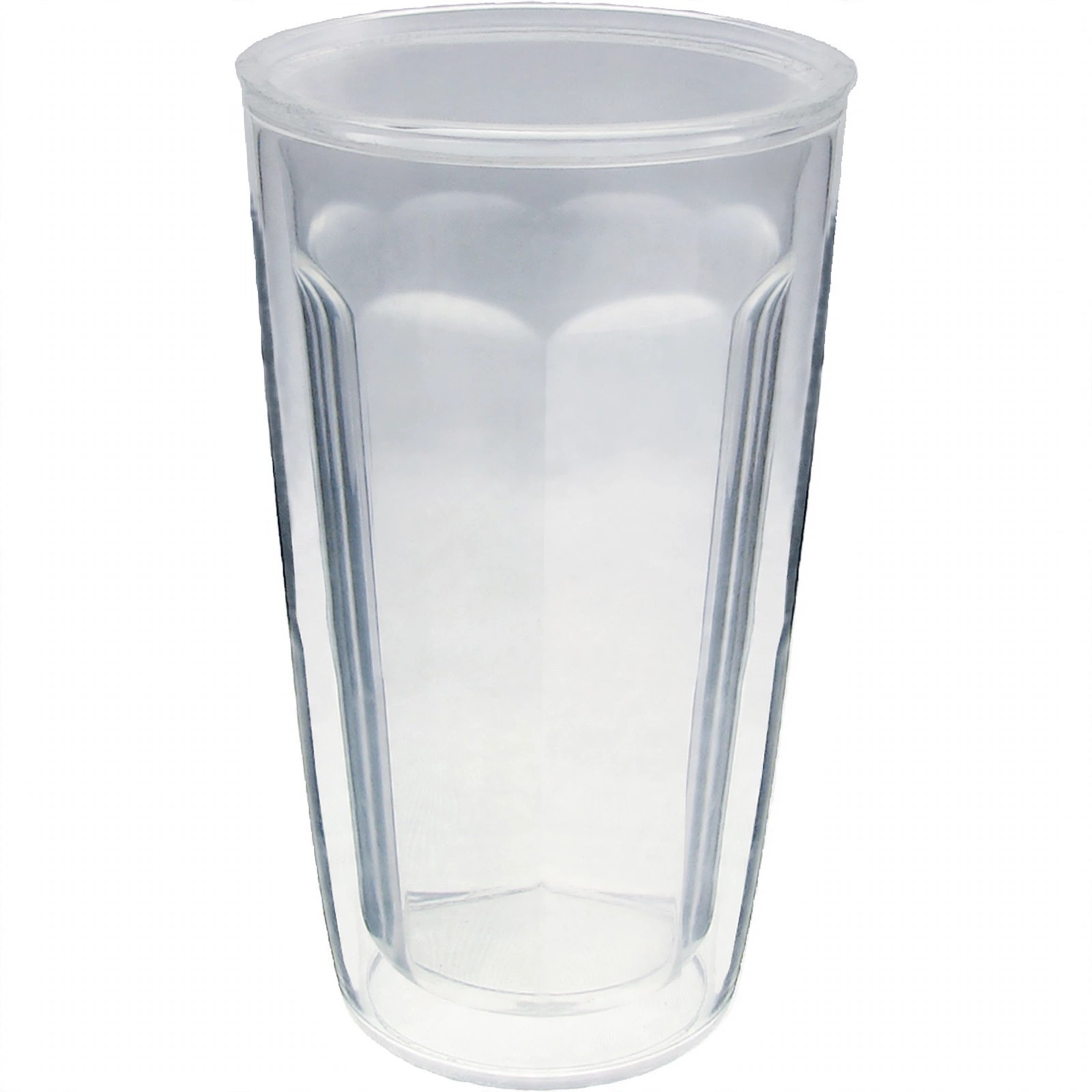 12 Oz. Double-Wall Clear Plastic Tumbler