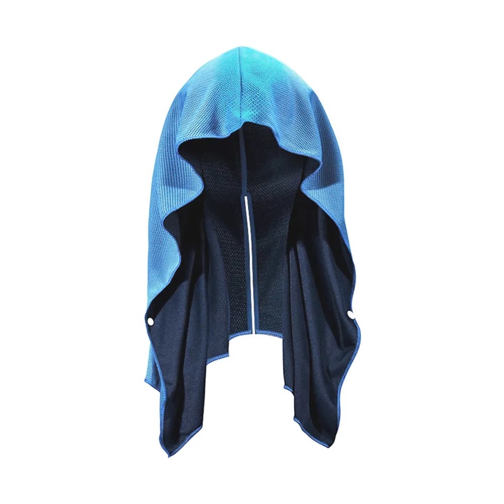 Hooded Cooling Towel for Head, Neck and Face