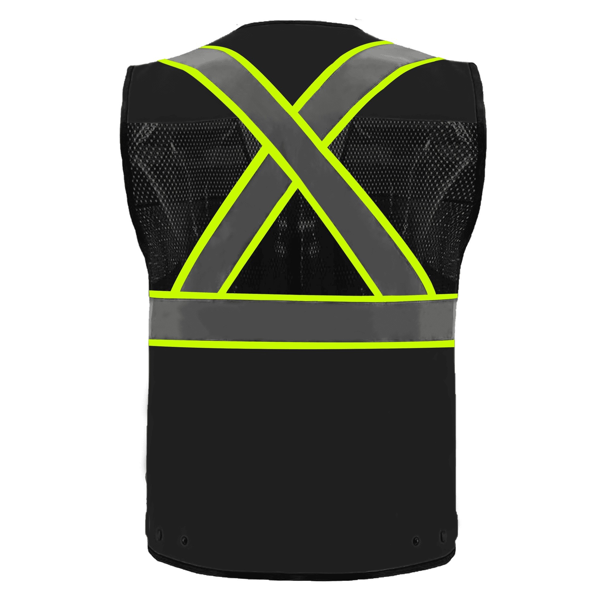 Reflective Mesh Safety Vest With Utility Pockets