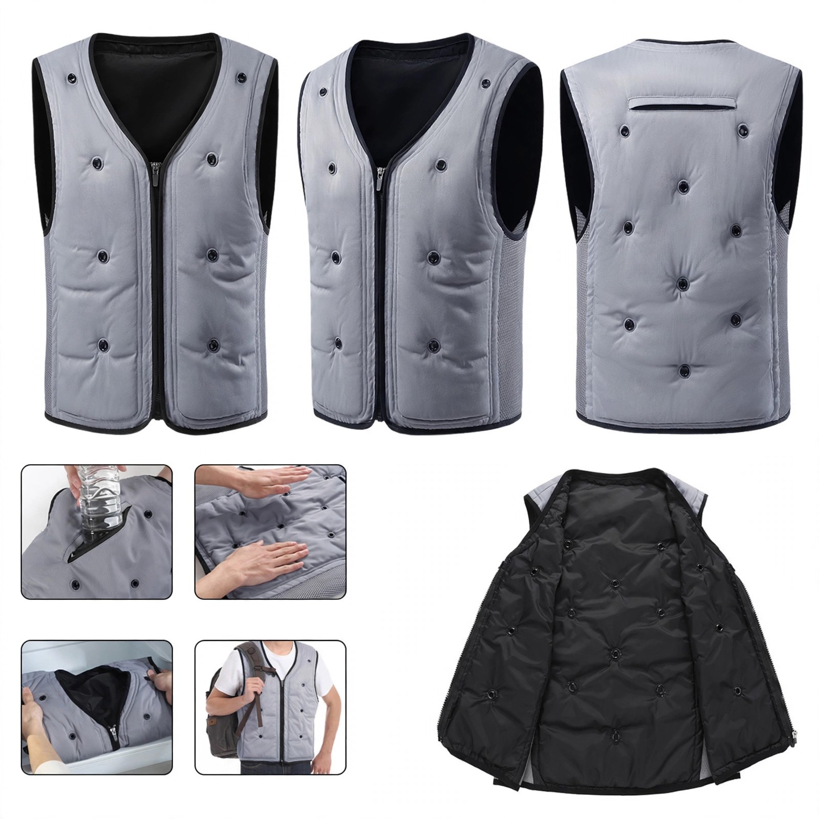 Reusable Polyester and TPU Cooling Vest
