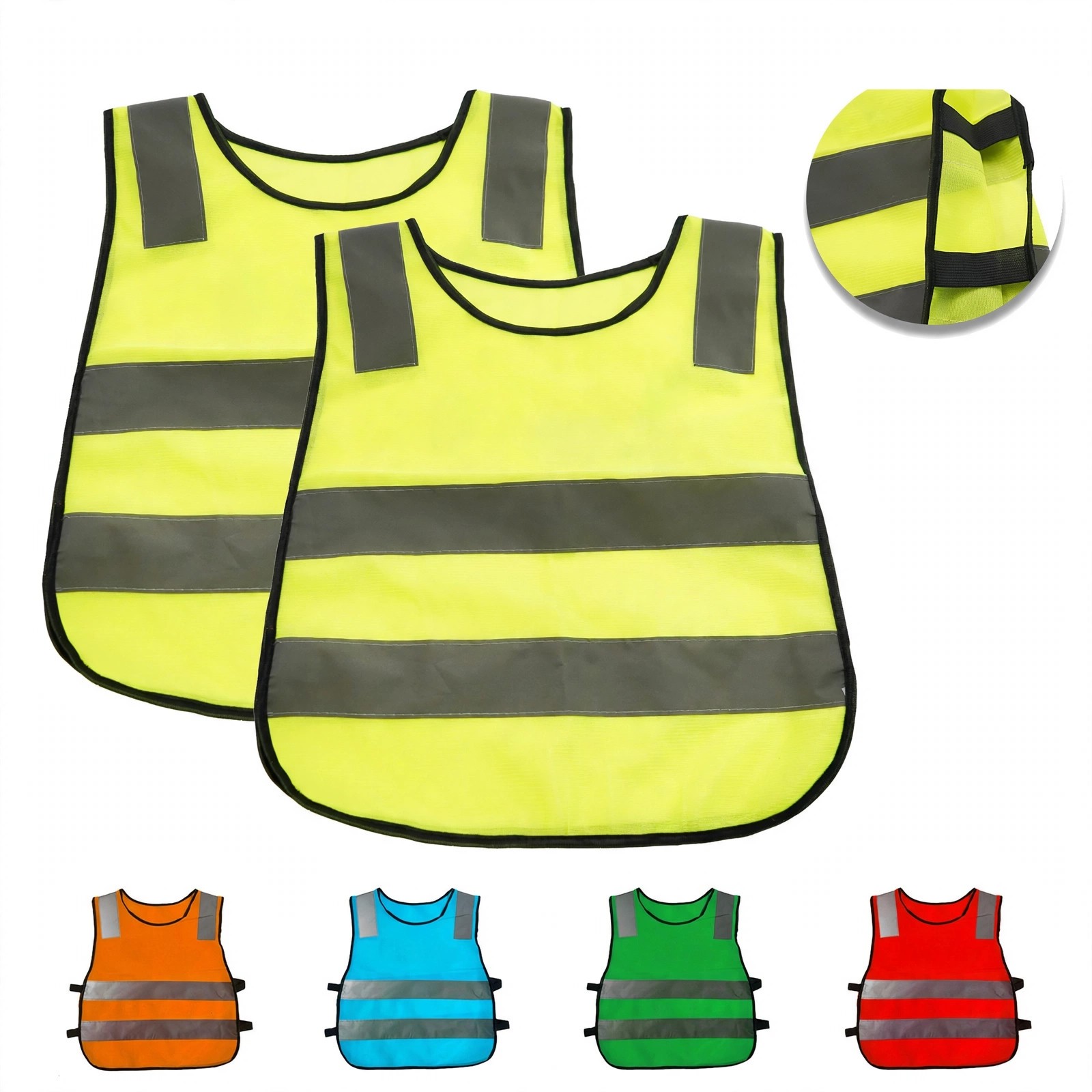 Kids' Adjustable Reflective Safety Vest