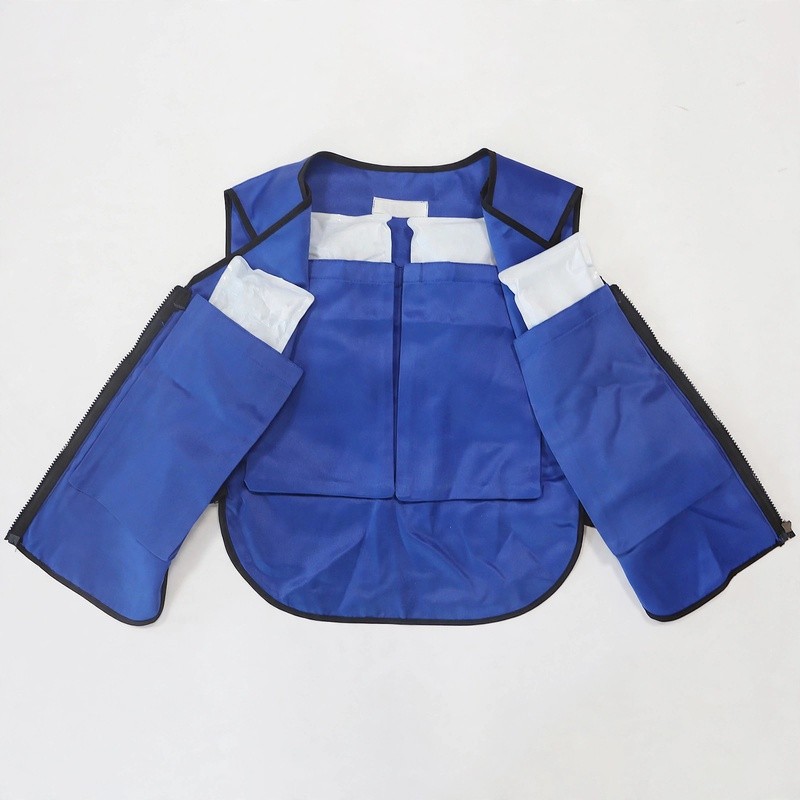 Unisex Canvas Ice Pack Cooling Vest