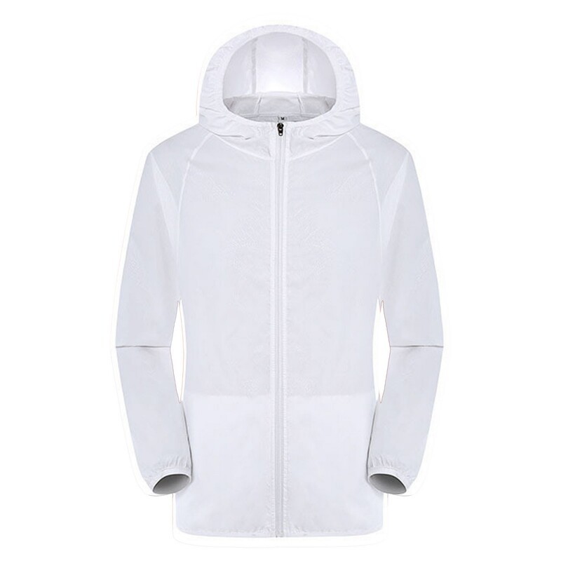 Unisex UPF 50+ Hooded Windbreaker Jacket