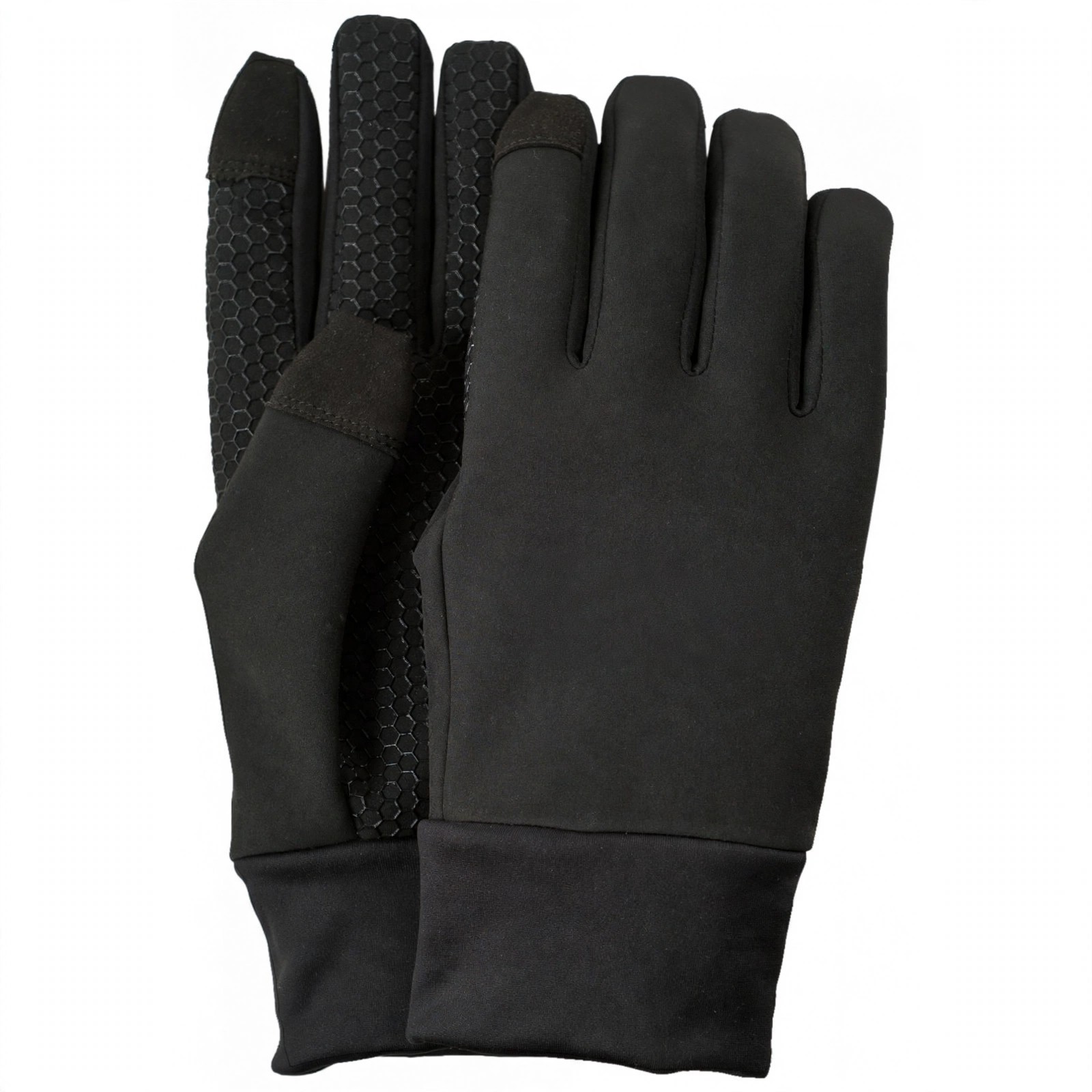 Fleece-Lined Faux Suede Touchscreen Gloves