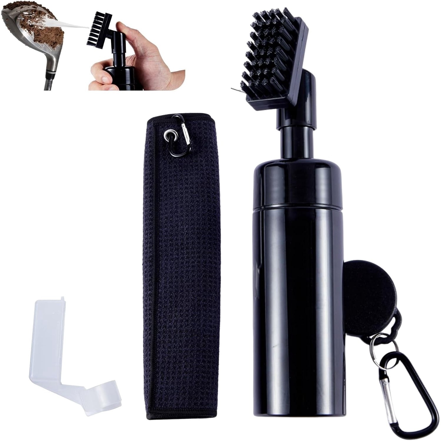 Golf Club Cleaner Kit With Water Brush and Towel