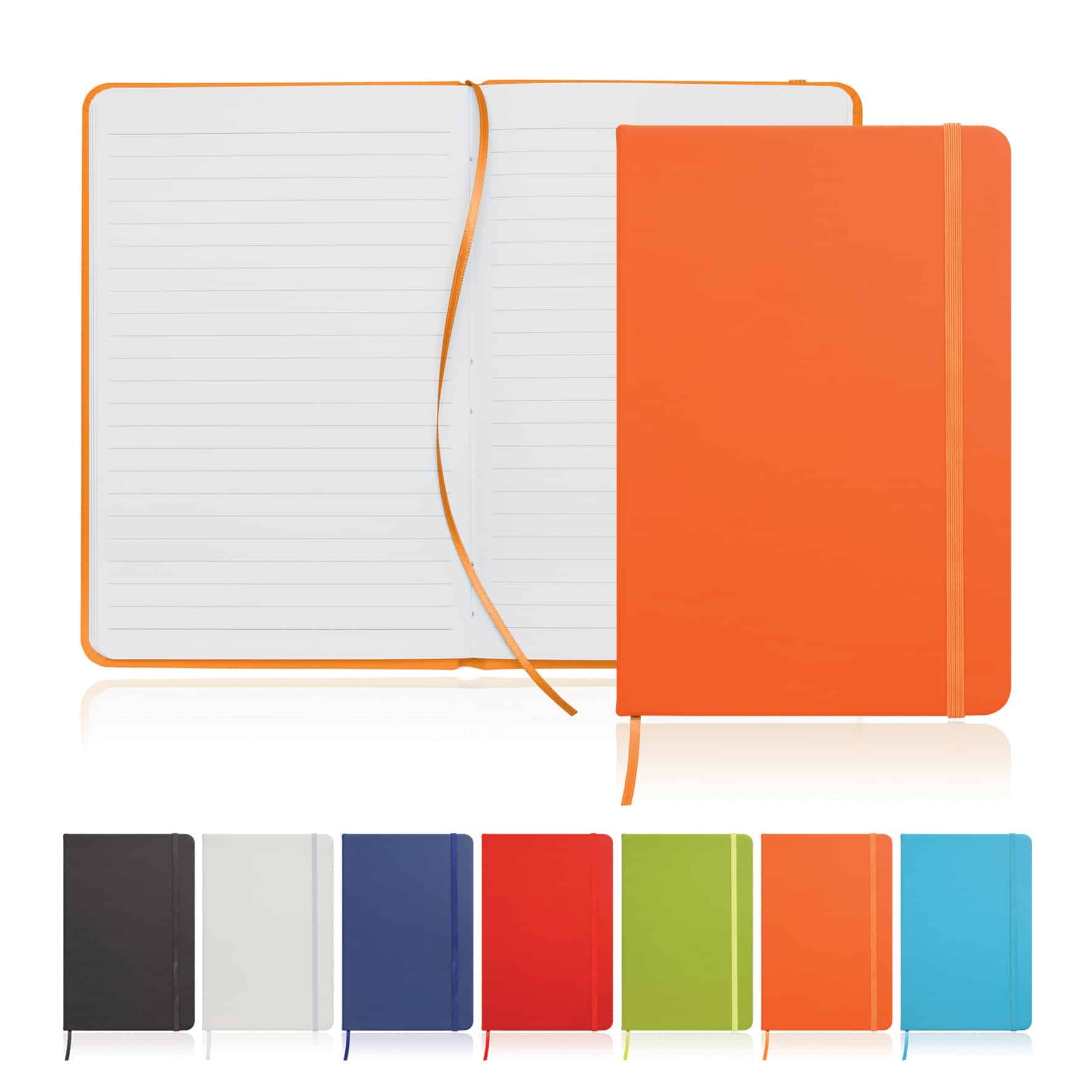 A5 Classic Leather Notebook, 100 Sheets