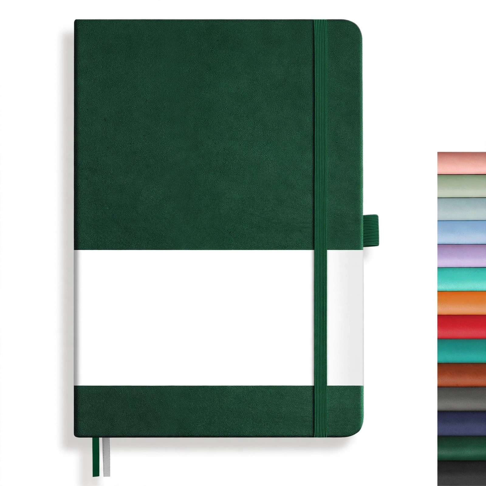 Hardcover Leather Ruled Notebook