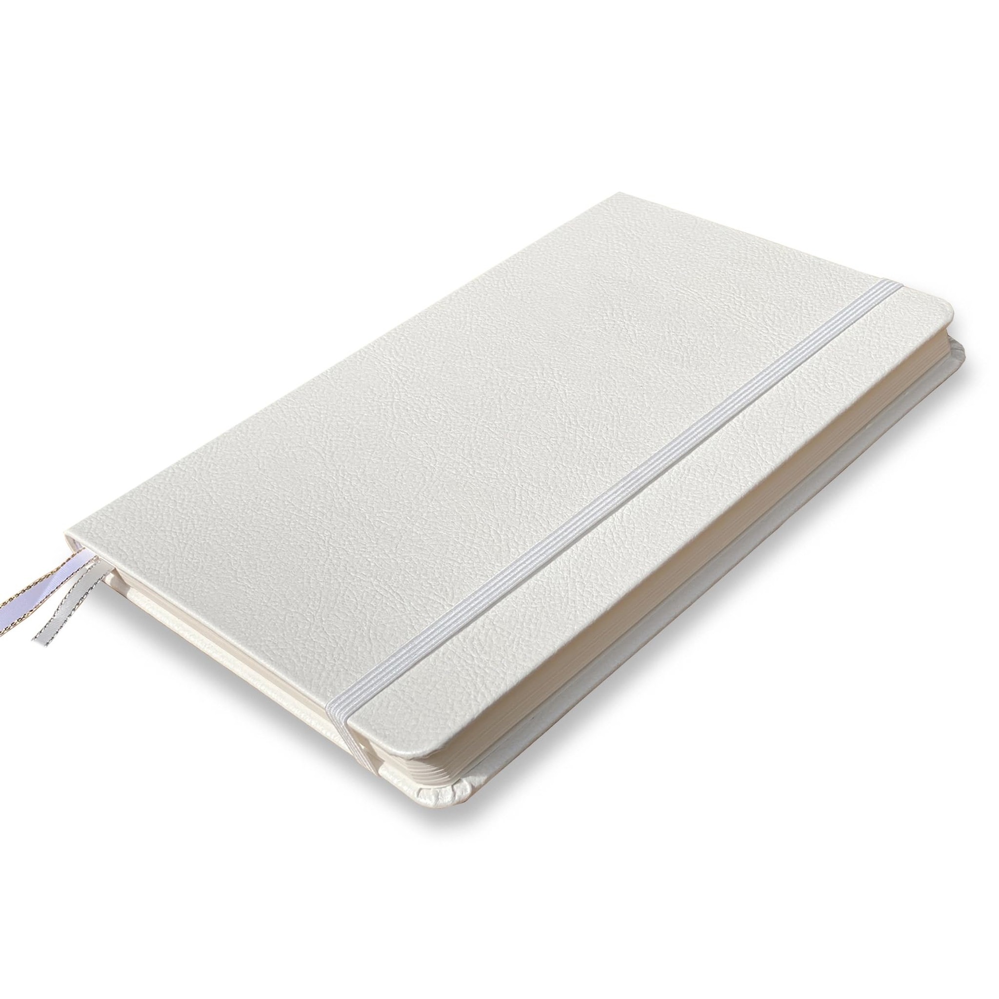 Minimalist Lay-Flat Notebook With Ribbon Bookmark