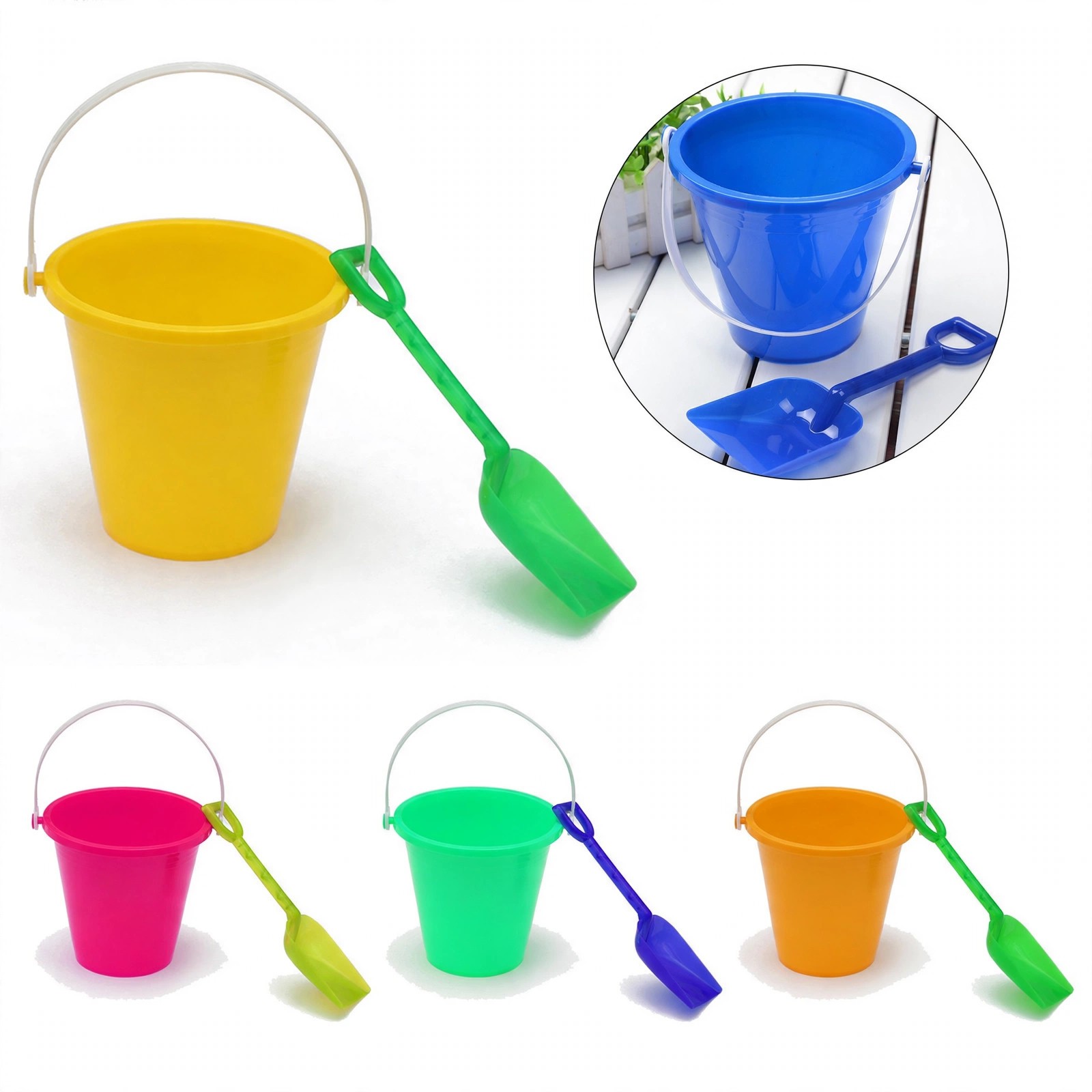 Kids' Beach Bucket and Shovel Set